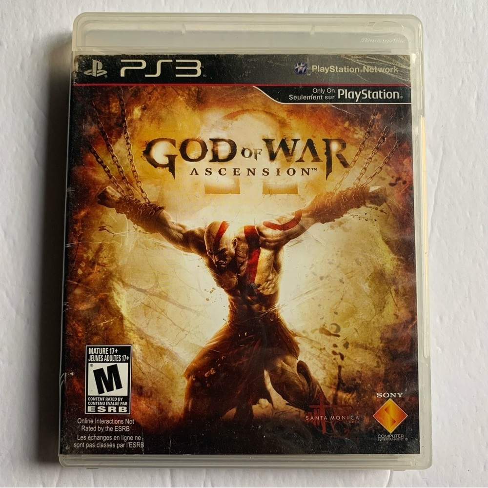 💚 God of War Ascension PlayStation 3 Sony PS3 Game